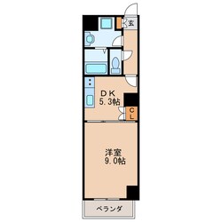 レジディア東桜の物件間取画像